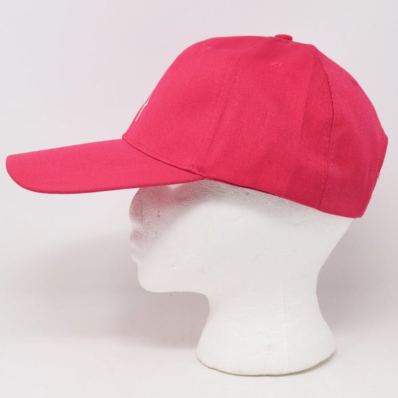 Breast Cancer Awareness Cap Pink Adjustable Strapback Embroidered Ribbon New Hat - Picture 5 of 9